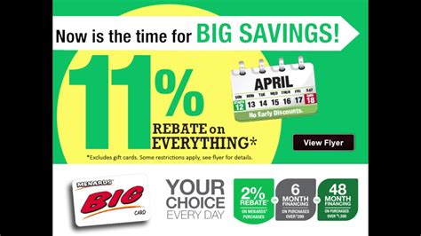 Maximize Your Savings: Unleash the Power of Menards 11 Rebate Dates!