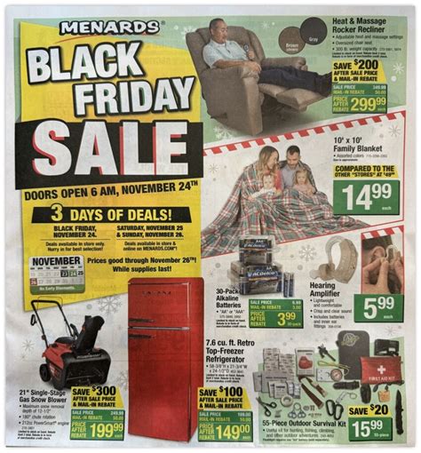 Score Big Savings with Menards Black Friday Deals!