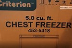 Menards Criterion Freezer