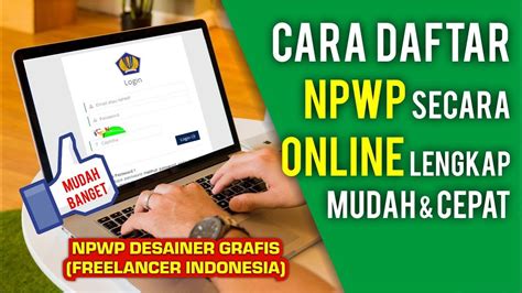 Mendaftar NPWP Secara Online