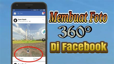 Meng-uploaded foto 360 derajat ke Facebook