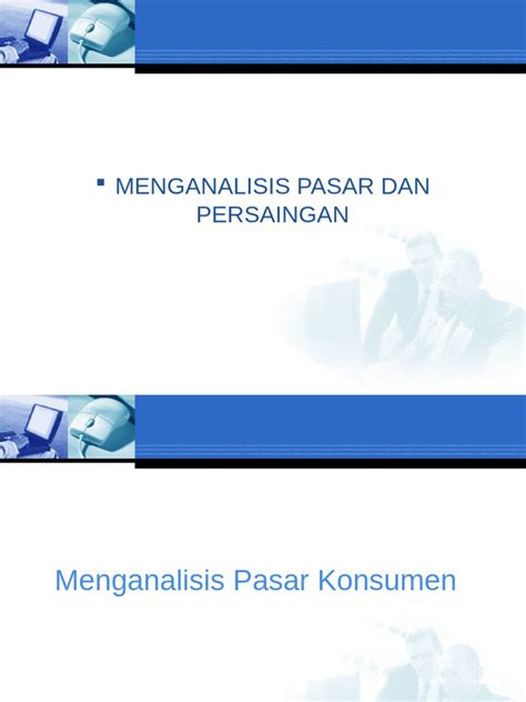 Menganalisis Persaingan