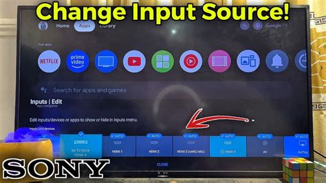 Mengatur Input Source TV