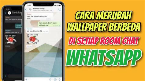 Mengatur Wallpaper Chat