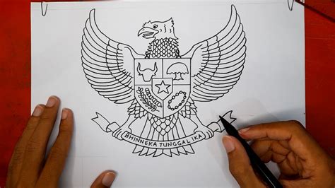 Menggambar Garuda