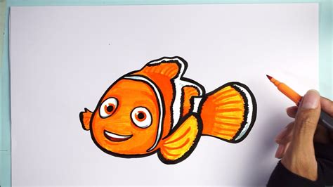 Menggambar Ikan Nemo