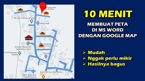 Cara Mudah Membuat Peta Undangan dari Google Maps di Indonesia