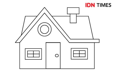 Menggambar Rumah