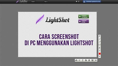 Menggunakan Aplikasi LightShot