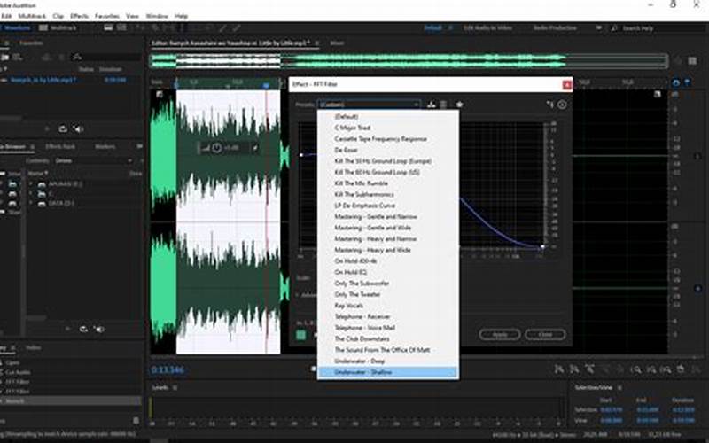Menggunakan Efek Audio Di Adobe Audition
