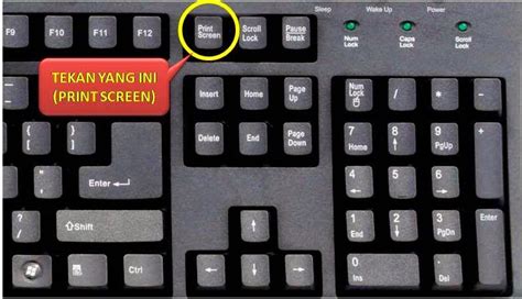 Menggunakan Keyboard Shortcut untuk Mengambil Gambar Terpilih