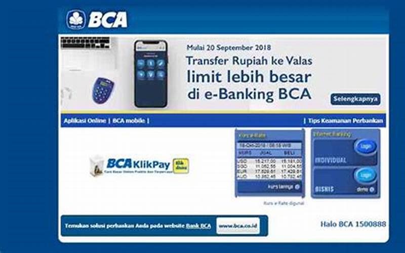 Menggunakan Website Resmi Bank Bca