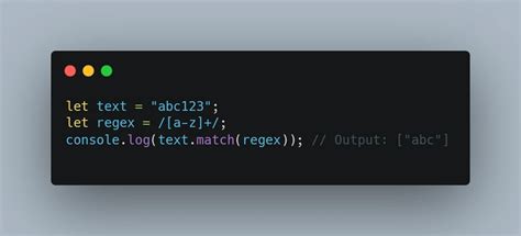 Menggunakan Regex dalam JavaScript