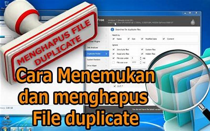 Menghapus File Duplikat