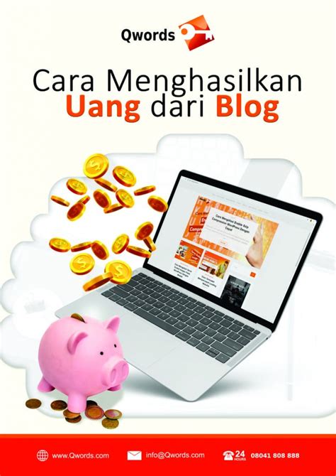 Menghasilkan uang dari blog atau situs web