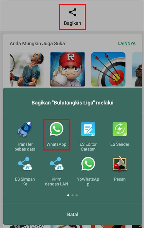 Mengirim Aplikasi Lewat Whatsapp