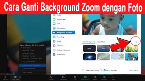 Mengubah Opasitas Virtual Background pada Zoom