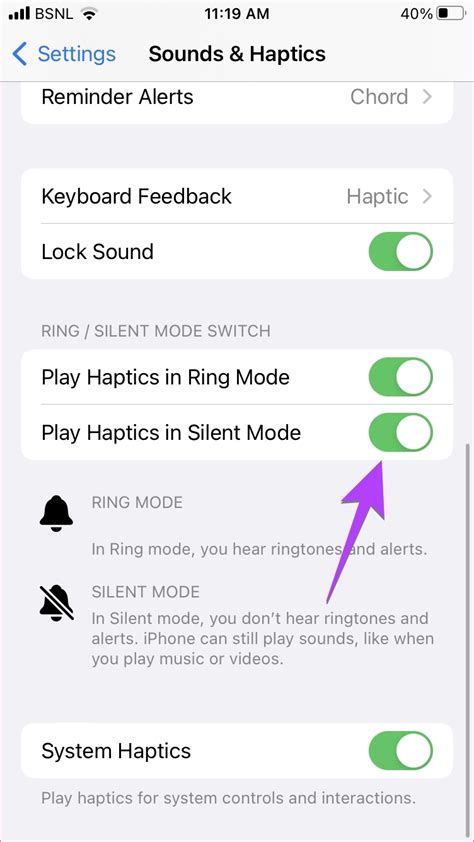 Menon-aktifkan Touch Vibrations iPhone iOS 11