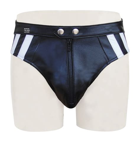 Mens Leather Briefs