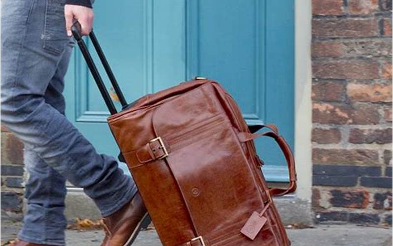 Mens Leather Travel Case