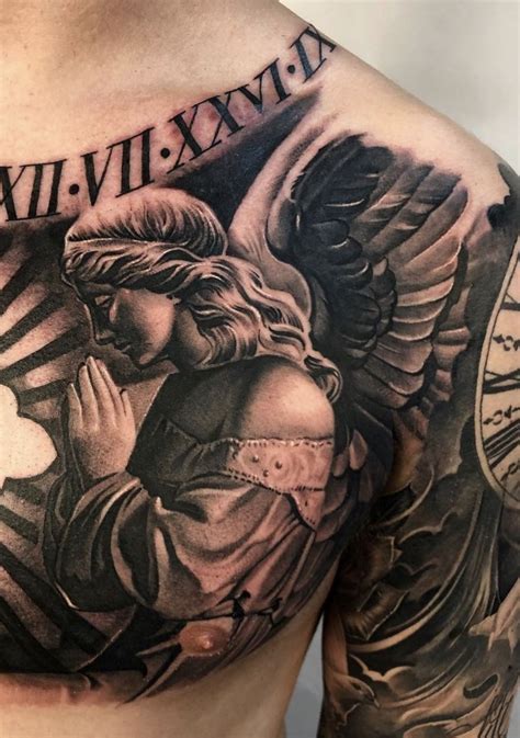Mens Angel Tattoo Designs