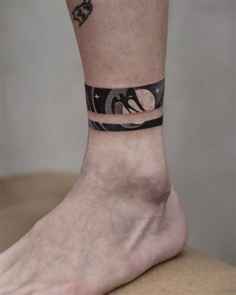 Mens Ankle Tattoo