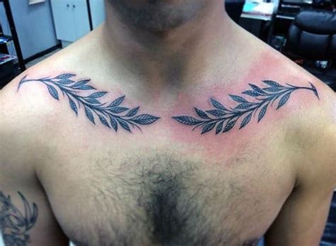Mens Collar Bone Tattoos