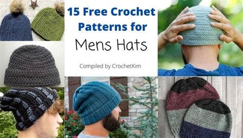 Mens Crochet Hats