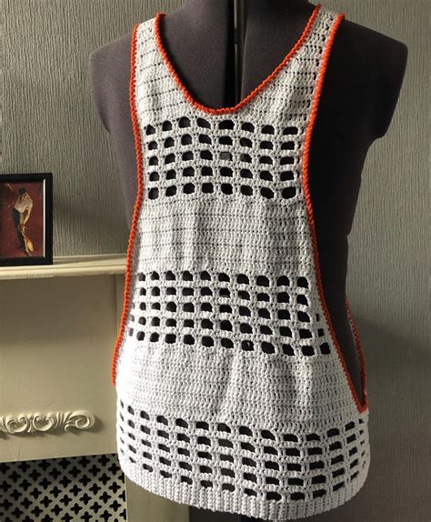 Mens Crochet Tank Top