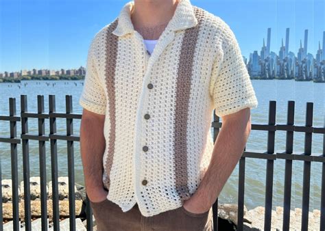 Mens Crochet Top