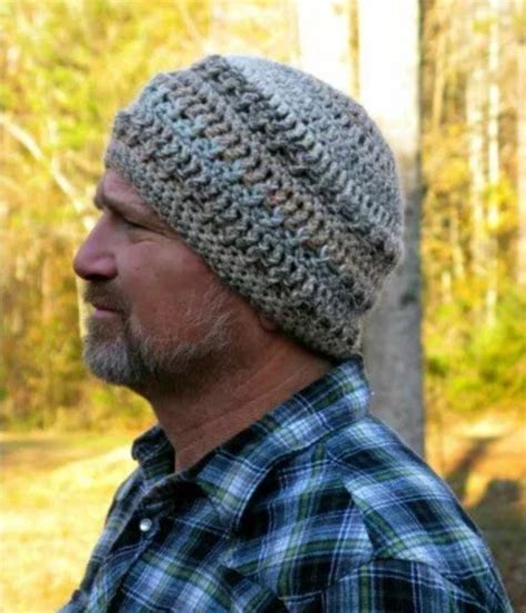 Mens Crocheted Hats