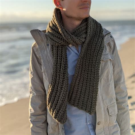 Mens Crocheted Scarves