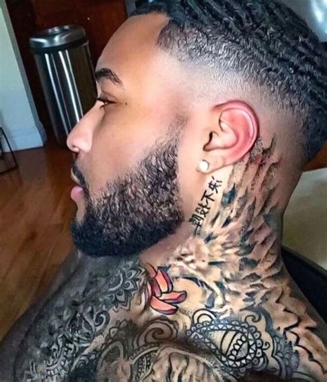 Mens Hood Neck Tattoos