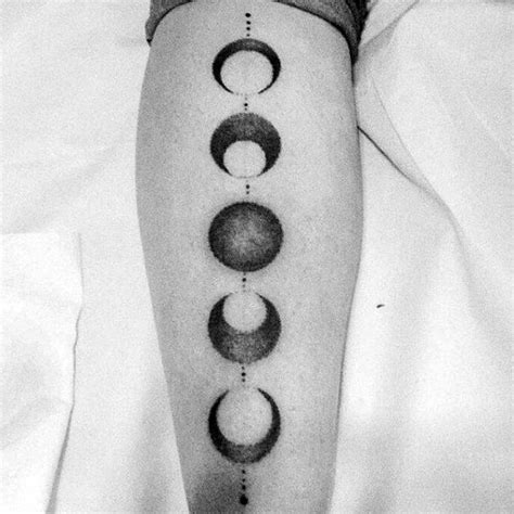 Mens Moon Tattoo