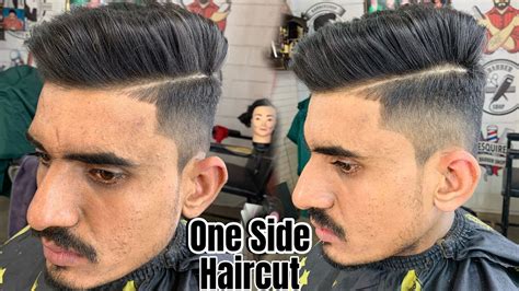 Mens One Side Box Haircut