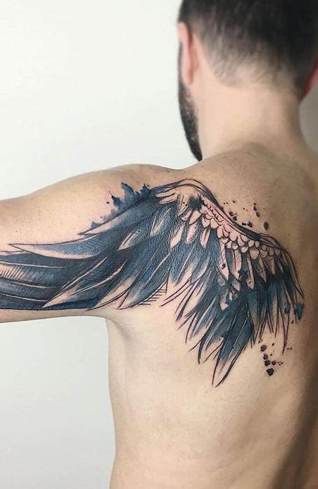 Mens Shoulder Blade Tattoos