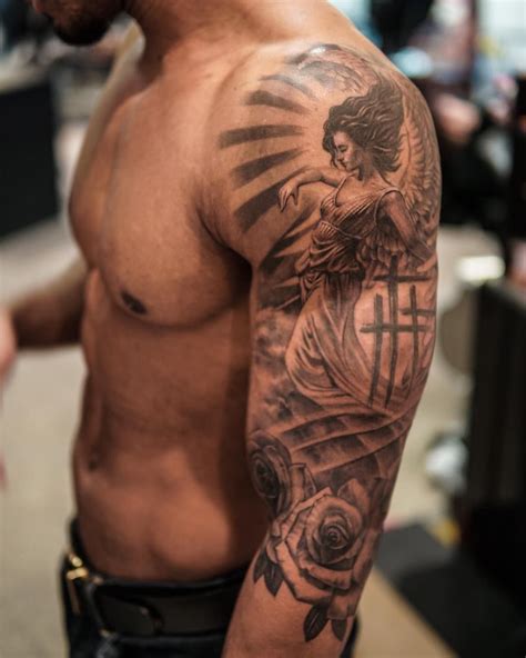 Mens Shoulder Tattoos