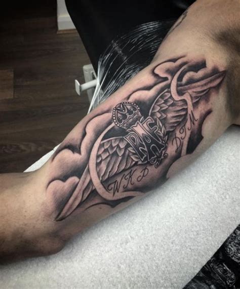 Mens Tattoos Inner Bicep