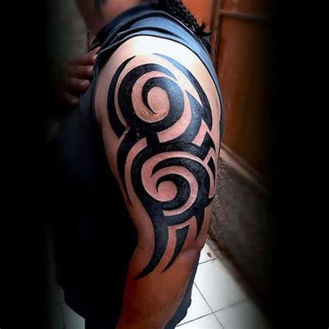 Tribal Tattoo Arm Shoulder Tribal tattoos for men