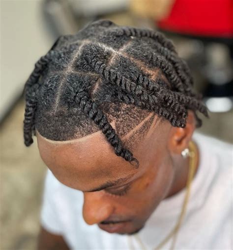 Mens Twists With Fade