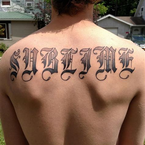 Mens Upper Back Tattoos