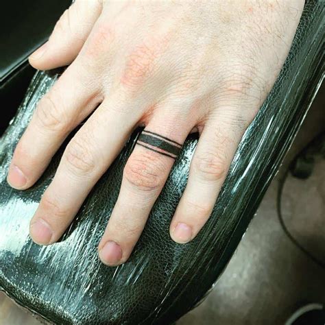 Mens Wedding Ring Tattoo