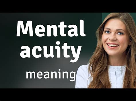 Mental Acuity Definition