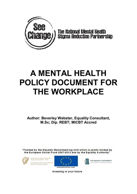 Mental Health Policy