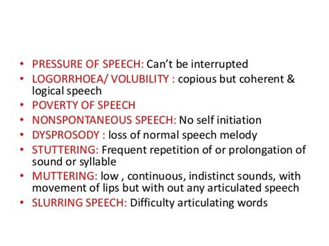 Mental Health Speech Patterns
