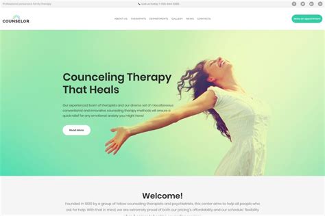 Mental Health Website Responsive Design