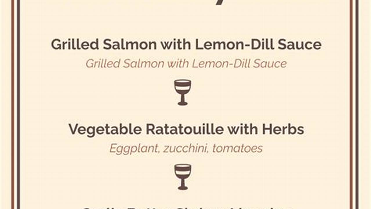 Menu For Good Friday