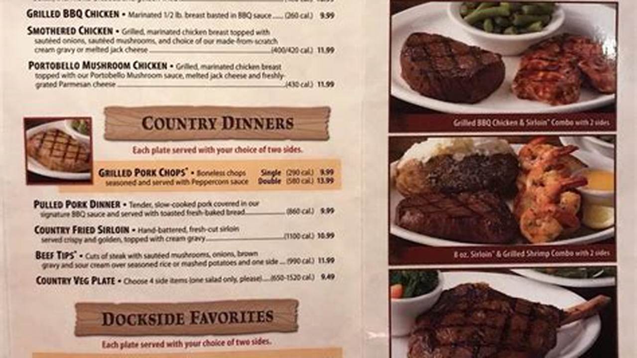 Menu For Texas Roadhouse With Prices, Find Your Favorite Food And., 2024
