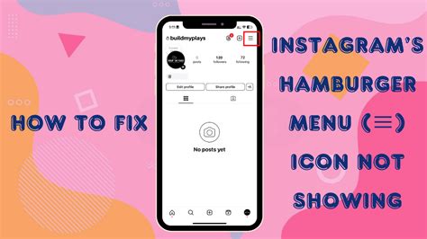 Menu Hamburger Instagram