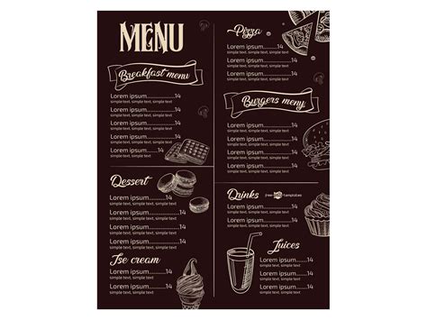 Menu Layout - 8+ Free Templates in PSD, EPS Format Download